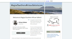Desktop Screenshot of magical-southern-african-safaris.com